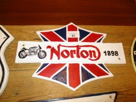 Norton 1898 Plaque