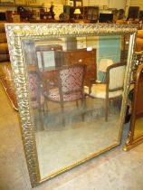 Gilt Frame Wall Mirror, 130x106cm