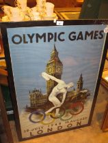 Poster Print Olympic Games London 1948