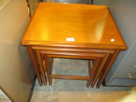 Teak Nest of 3 Tables