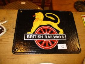 British Railways Lion Plaque