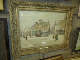 Charles Gustav Louis Phillips, 1863-1944, 1952 Watercolour, Old Buildings High Street Dundee,