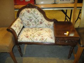 Scroll End Telephone Seat