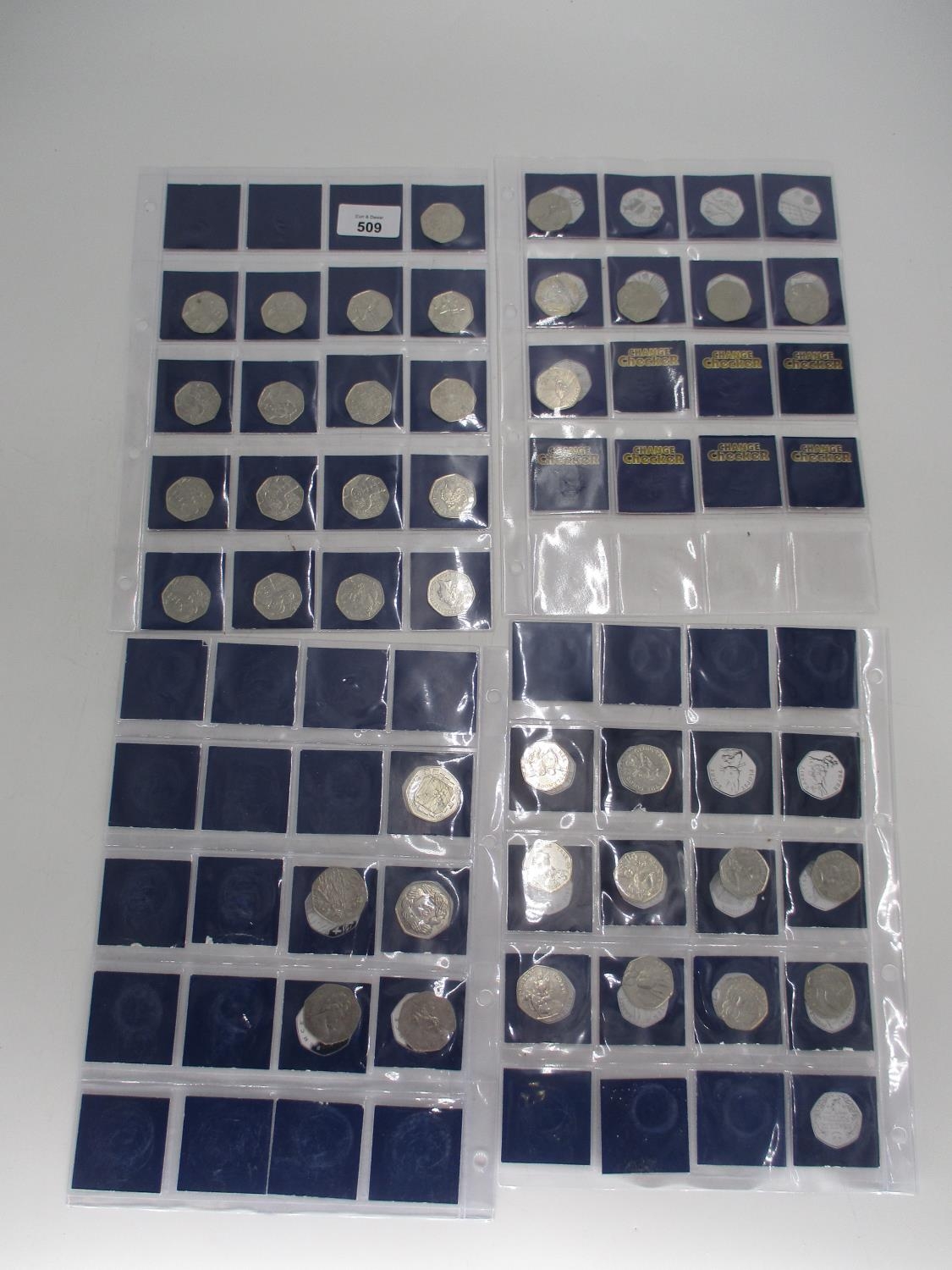 Collection of 38 50p Coins