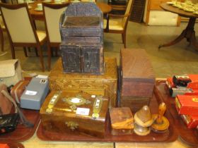 Parquetry Work Box, Victorian Work Box, Other Boxes etc