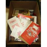 Box of Theatre and Sports Programmes and Tickets