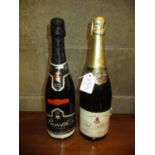 Pol Albert Champagne Cuvee De Reserve Epernay and Pieroth Altgold Sekt