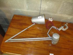 Vintage Simplus Horstman Clamp On Adjustable Lamp