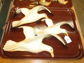 Set of 3 Beswick Seagull Wall Plaques