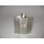 Walker & Hall Silver Hip Flask, Sheffield 1938, 112g