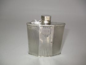 Walker & Hall Silver Hip Flask, Sheffield 1938, 112g