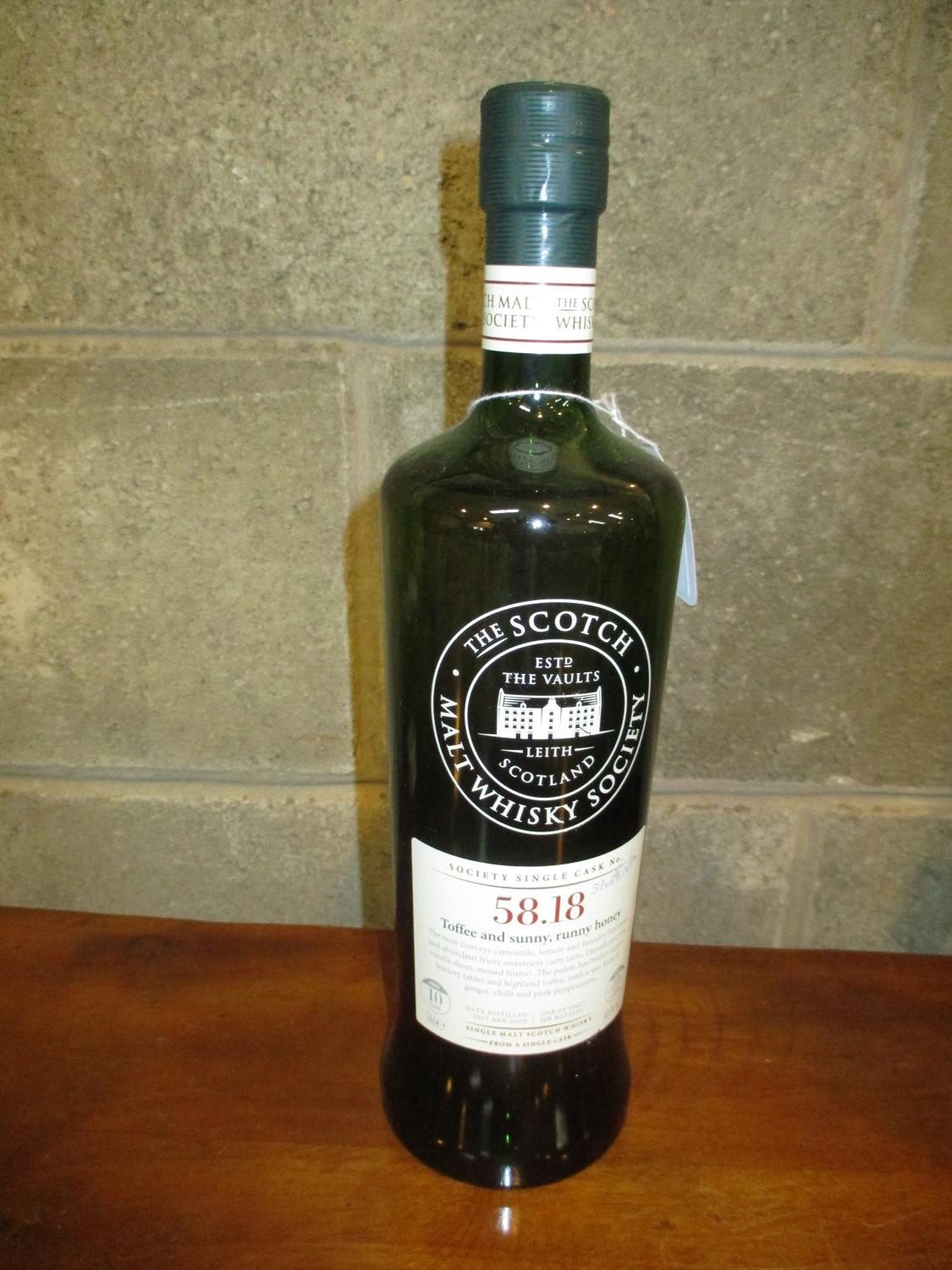 The Scotch Malt Whisky Society 58.18 Toffee and Sunny Runny Honey