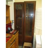 Pair of Tall Ercol Display Cabinets, 47cm each