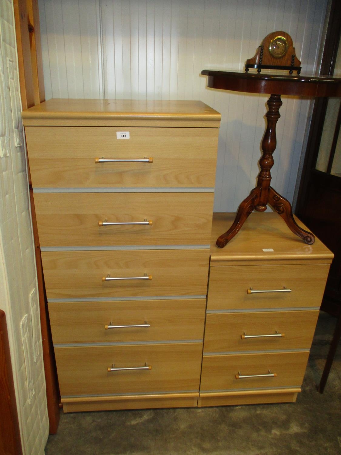 Two Modern Chests of Drawers, 57 and 45cm