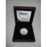 The Brexit Silver 1oz Commemorative Coin, No. 0151, 31st December 2020