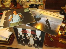 Box of Records including James Taylor, Roxy Music, Blondie