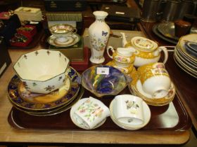 Paragon China Tea For Two Set, Maling, Noritake, Royal Crown Derby and Other Ceramics