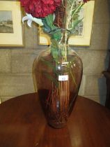 Large Decorative Glass Vase, 50cm