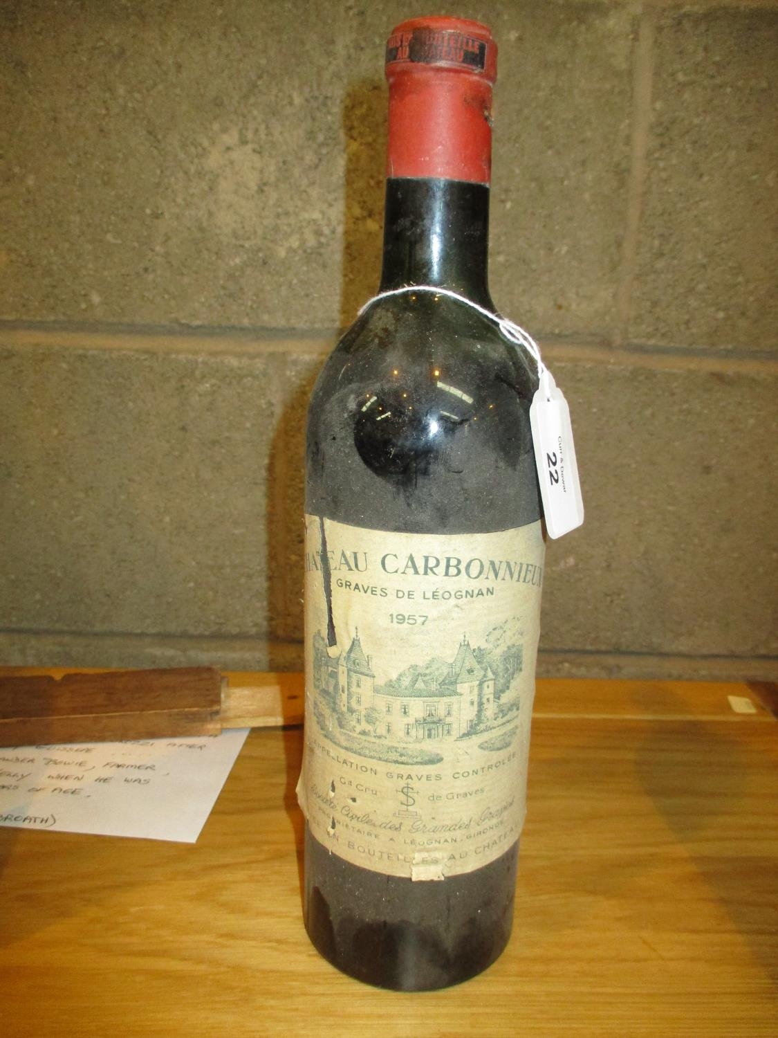 Chateau Carbonnieux Graves de Leognon 1957