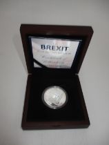The Brexit Silver 1oz Commemorative Coin No. 1592, 31st January 2020