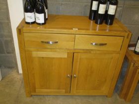 Modern Oak Sideboard, 95cm