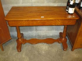 Victorian Mahogany Side Table, 105x48cm