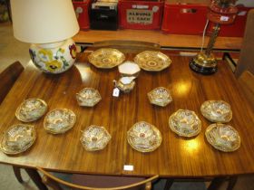 Noritake Porcelain Gilded and Coloured 31 Piece Tea Set