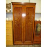 Victorian Mahogany 2 Door Wardrobe, 104cm