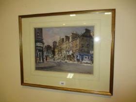 Andrew Neilson, Watercolour, High Street Dundee, 28x38cm