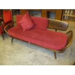 Ercol "Surfboard Back" Day Bed Settee