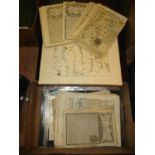 18th Century Road Maps and 19th Century Hand Coloured Animal Prints