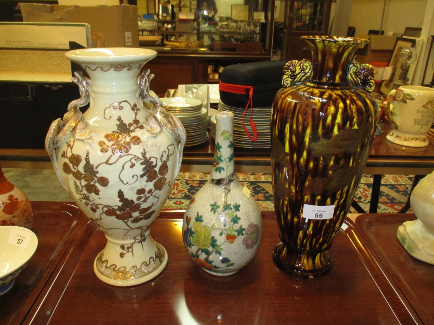 Three Oriental Vases