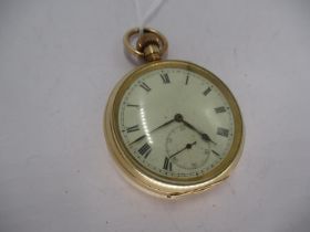 Rolled Gold Pocket Watch in Dennison Case