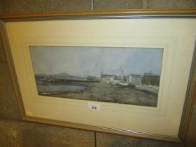 Andrew Neilson, Watercolour, Broughty Ferry, 17x37cm