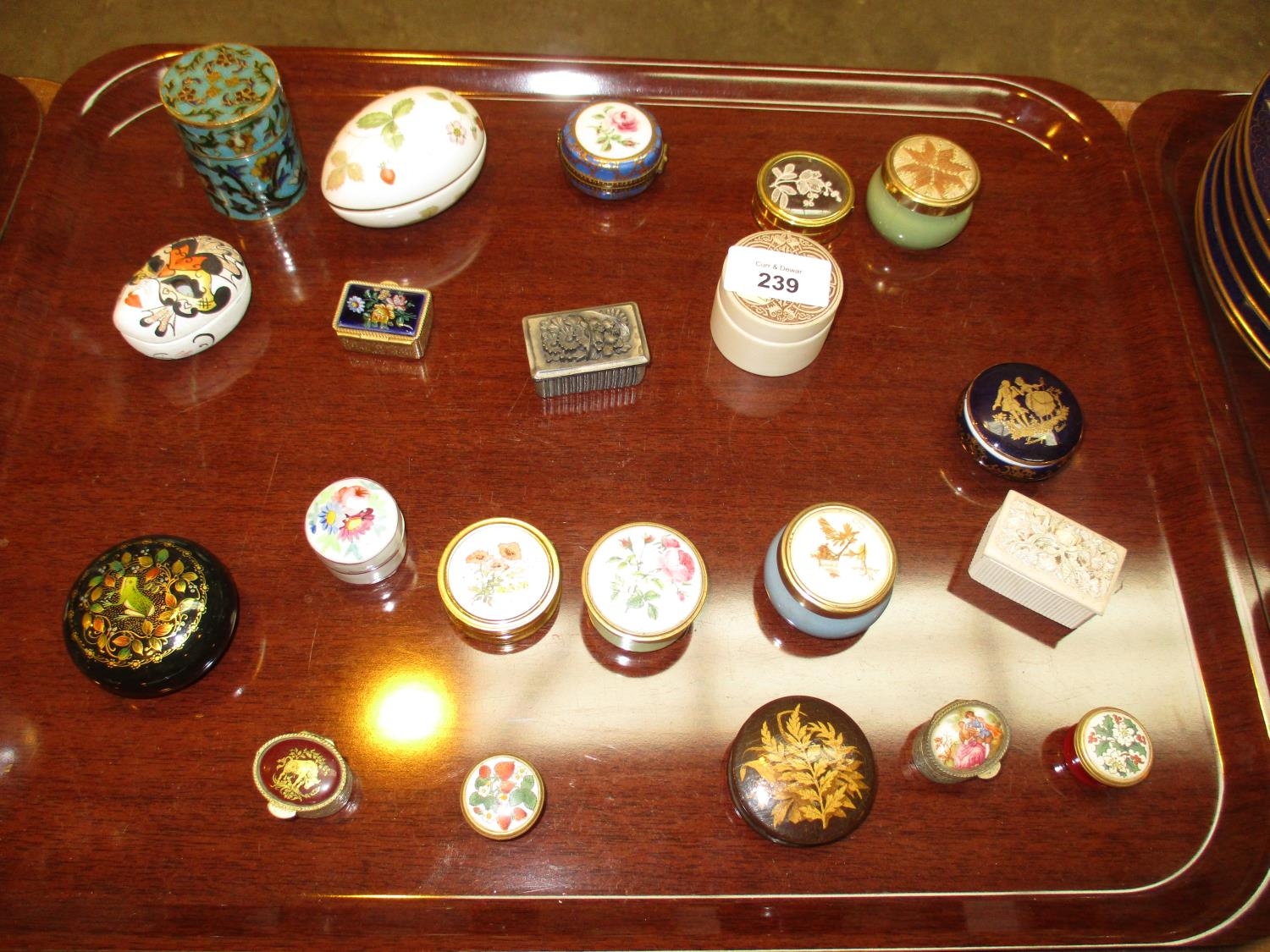 Collection of Trinket and Pill Boxes