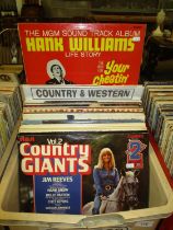 Box of Country & Western and TV/Film Soundtracks