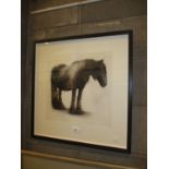 Helen Fay, Etching of a Dales Pony, 21/65