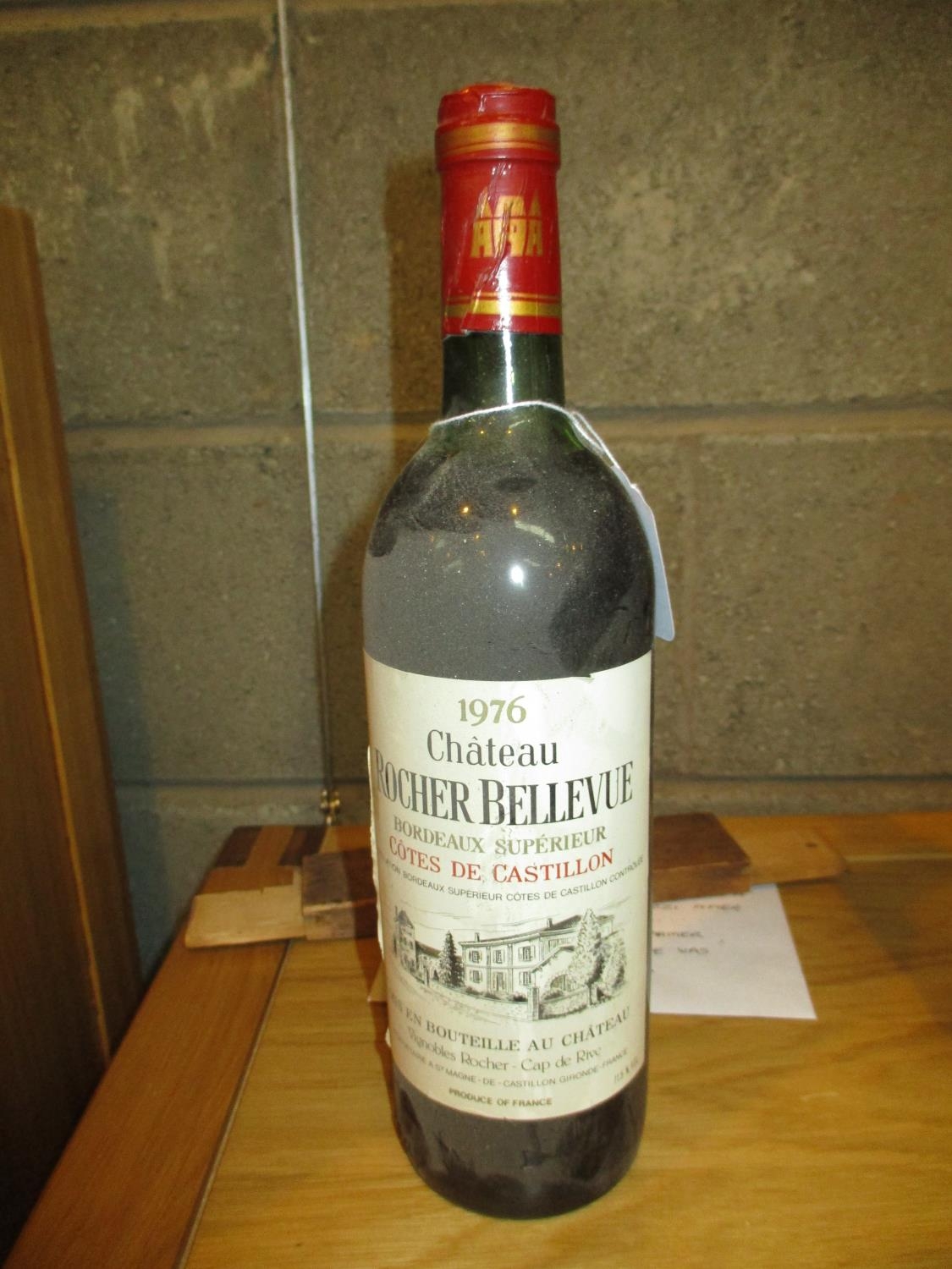 Chateau Rocher Bellevue Cotes de Castillon 1976