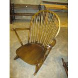 Ercol Hoop Back Rocking Chair