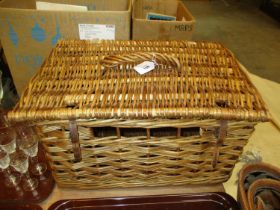 Vintage Pigeon Carrier Basket