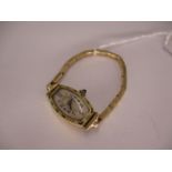 Ladies 14K Gold Marcel Watch Co. Cocktail Watch