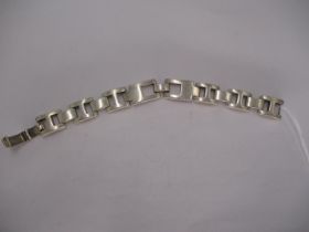 Silver Heavy Gauge Link Bracelet, 73g