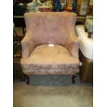 Deep Buttoned Occasional Chair