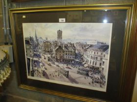 Douglas Phillips Signed Print High Street Dundee 326/875