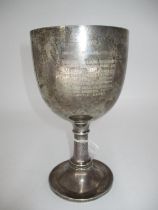 Silver Trophy Goblet, Birmingham 1946, 420g