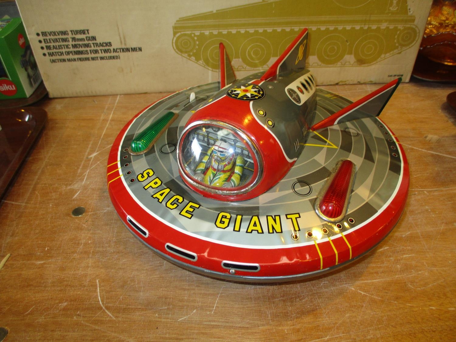 Made In Japan Tin Plate Battery Operated Space Giant