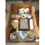 Box of Shells, Agates etc