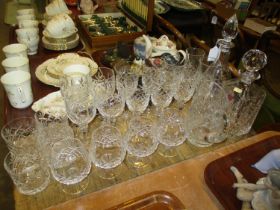 Royal Albert Crystal Whisky Decanter, Crystal Decanter, Water Jug, Goblets and Tumblers