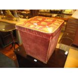 Victorian Tapestry Top Box Stool