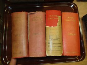 Four Dundee Directories - 1951/52, 1953/54, 1955/56, 1957/58